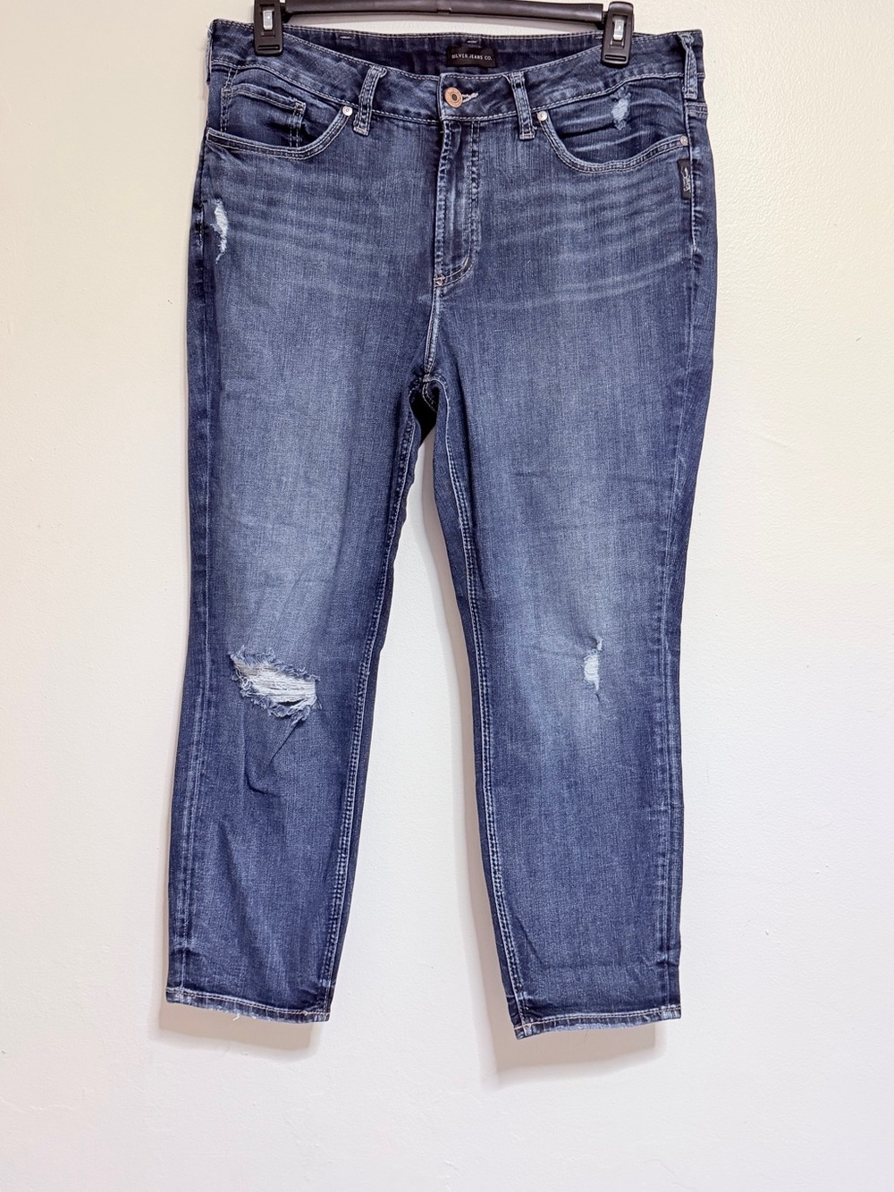 Silver Avery Skinny Crop Jeans SZ 18/ L26